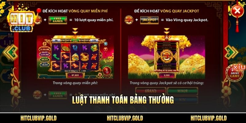 Luật thanh toán bảng thưởng